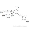 beta-D-Glucopiranoside, 3-idrossi-5- (2- (4-idrossifenil) etenil) fenilico CAS 65914-17-2